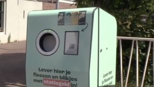 Hollanda'da depozito iade makinelerinde bir ilke imza atıldı