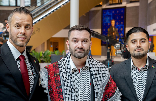 Hollanda'da DENK Partisi üyeleri, Prinsjesdag'da kıyafet olarak Flistin sembollerini tercih etti