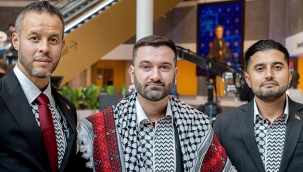 Hollanda'da DENK Partisi üyeleri, Prinsjesdag'da kiyafet olarak Filistin sembollerini tercih ettiler