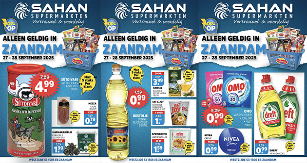 Şahan Süpermarketler Grubu 11'inci Şubesini Zaandam'da Hizmete Açtı