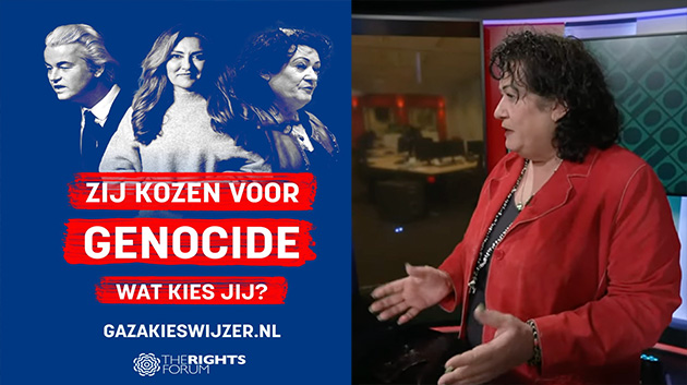 BBB Lideri Van der Plas’tan “Soykırım” Afişine Suç Duyurusu