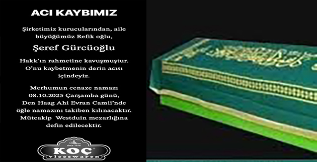 Hollanda'da Gürcüoğlu Ailesi'nin Acı Günü