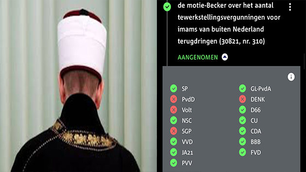 Hollanda Parlamentosu'ndan İmamlar İçin Yeni Kısıtlama: "İşgücü Testi" Onaylandı