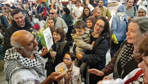 İsrail'de Tutuklanan Osman Taştan, Schiphol Havalimanı'nda Kahraman Gibi Karşılandı: "Filistinli olsaydım, beni öldürmüşlerdi"