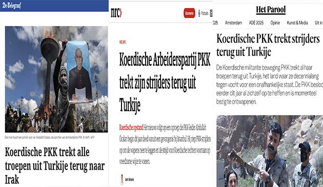 PKK, Türkiye’den Çekildi: Hollanda Medyası Geniş Yer Verdi