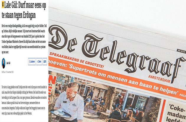 Hollanda’da Lale Gül’den Okurlarına Ayaklanma Çağrısı: “Erdogan’a Karşı Ayağa Kalkmaya Cesaret Edin”