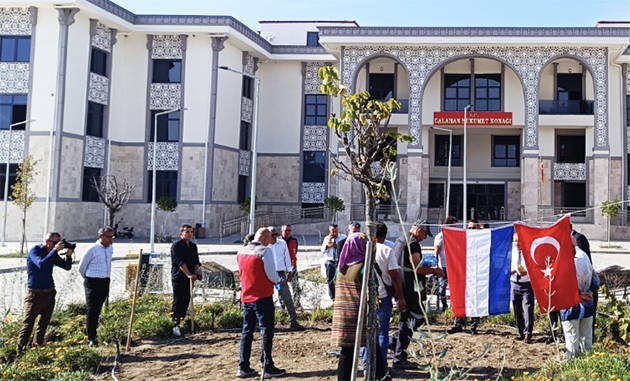 Hollanda’dan Dalaman’a Gönderilen Lale Soğanları Toprakla Buluştu