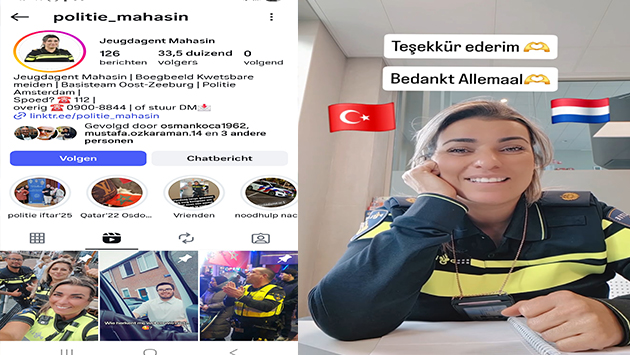 Hollandalı Fenomen Kadın Polis Memuru, Türk Takipçilerine Türkçe Teşekkür Etti