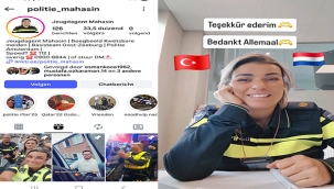 Hollandalı Fenomen Kadın Polis Memuru, Türk Takipçilerine Türkçe Teşekkür Etti