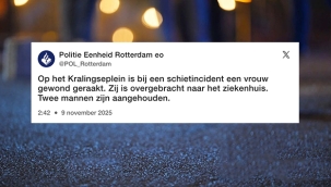 Rotterdam'da Silahlı Saldırı: Bir Kadın Yaralı, İki Şüpheli Gözaltında