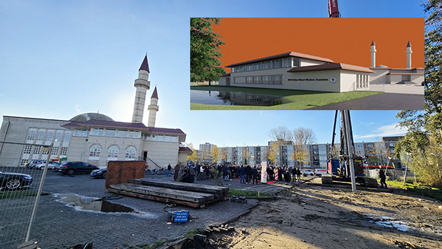 Zaandam'da Sultanahmet Camisi'ne Ek Eğitim Merkezi İçin Temel Atıldı