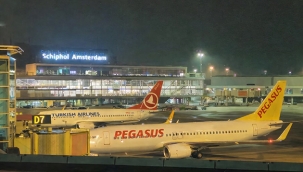 Hollanda'da 14 Belediyeden Schiphol İçin "Gece Uçuşlarına Kapatılsın" Çağrısı