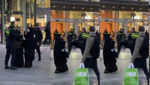 Utrecht Merkez İstasyonu’nda Tesettürlü İki Kız Kardeşin Gözaltına Alınması Esnasında Polisin Şiddet Kullanması Tepki Çekti