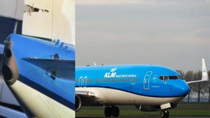 Başkent Amsterdam Schiphol Havalimanında İki KLM Uçağı Çarpıştı