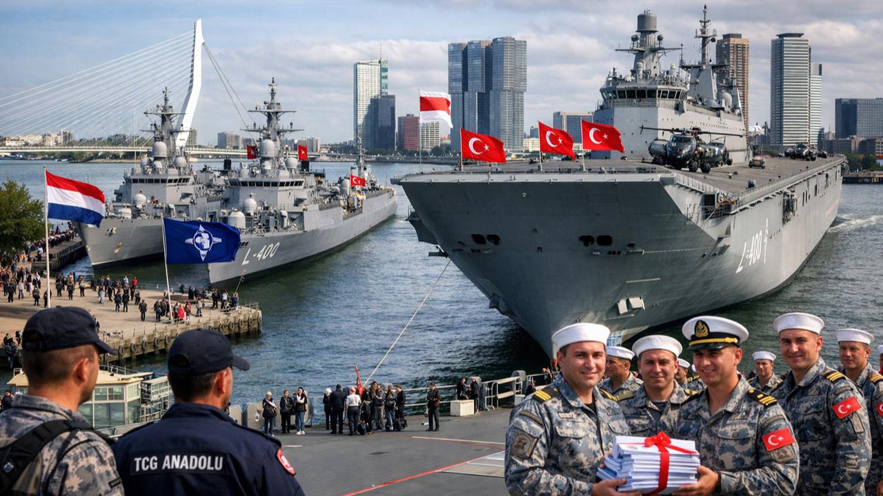 Dört Türk Savaş Gemisi Hollanda'da