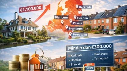 Hollanda’da Konut Fiyatları Yükselmeye Devam Ediyor: İşte 300 Bin Euro Altında Ev Bulabileceğiniz 5 Belediye