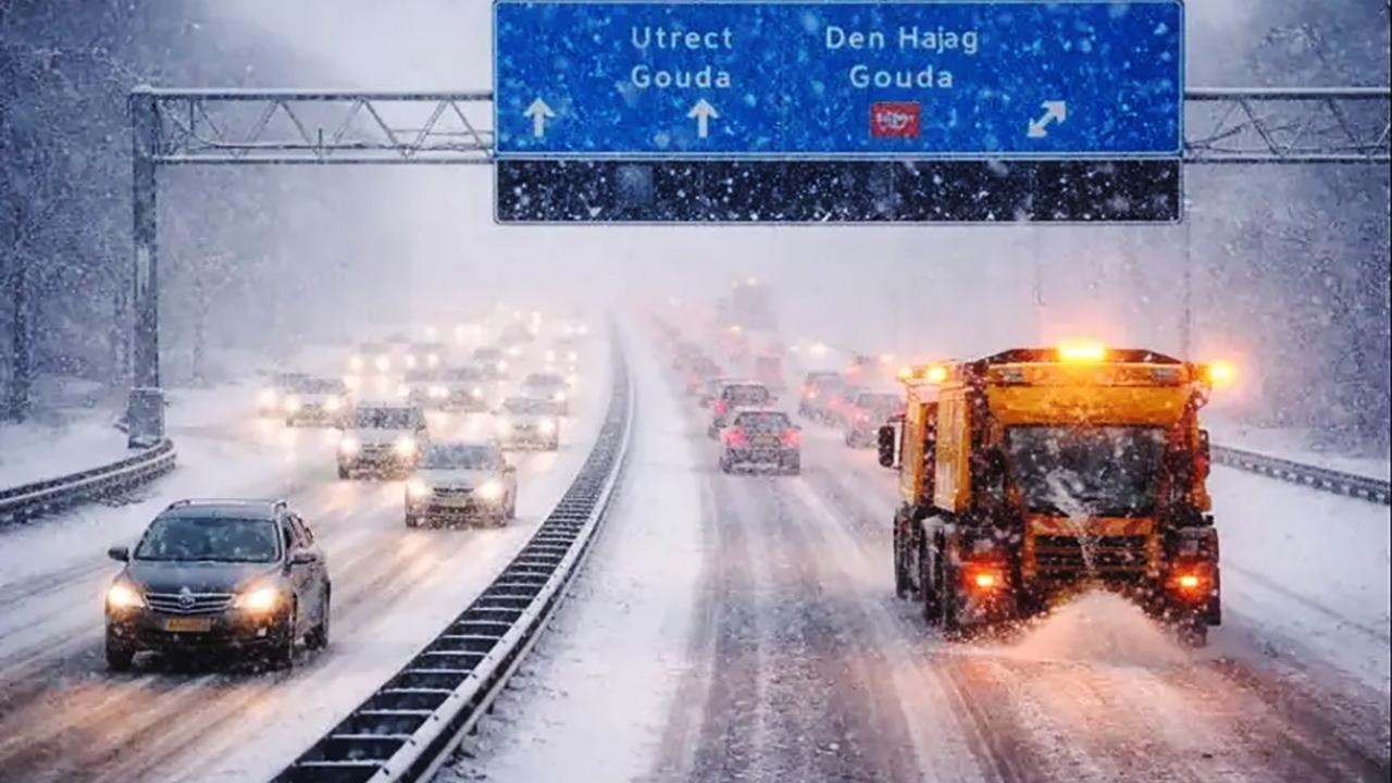 Hollanda’nın Büyük Bölümünde Sarı Alarm, Kuzeyde Turuncu Alarm: “Zorunlu Olmadıkça Yola Çıkmayın”