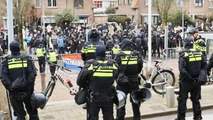 Lahey’de Planlanan Sığınmacı Merkezi Protestosunda Çok Sayıda Gözaltı