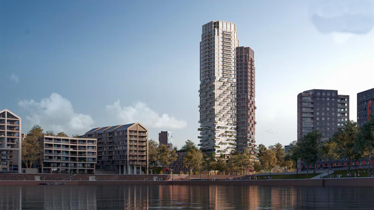 Nijmegen’de Doğu Hollanda’nın En Yüksek Konut Kulesi İnşa Edilecek