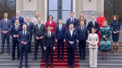 Rob Jetten Liderliğindeki Yeni Hükümet Yemin Ederek Göreve Başladı