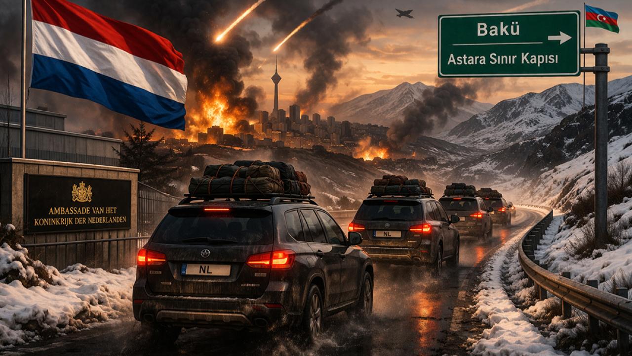 Hollanda Tahran Büyükelçiliğini Tahliye Etti: Tahran’dan Bakü’ye Uzanan Yolculuk