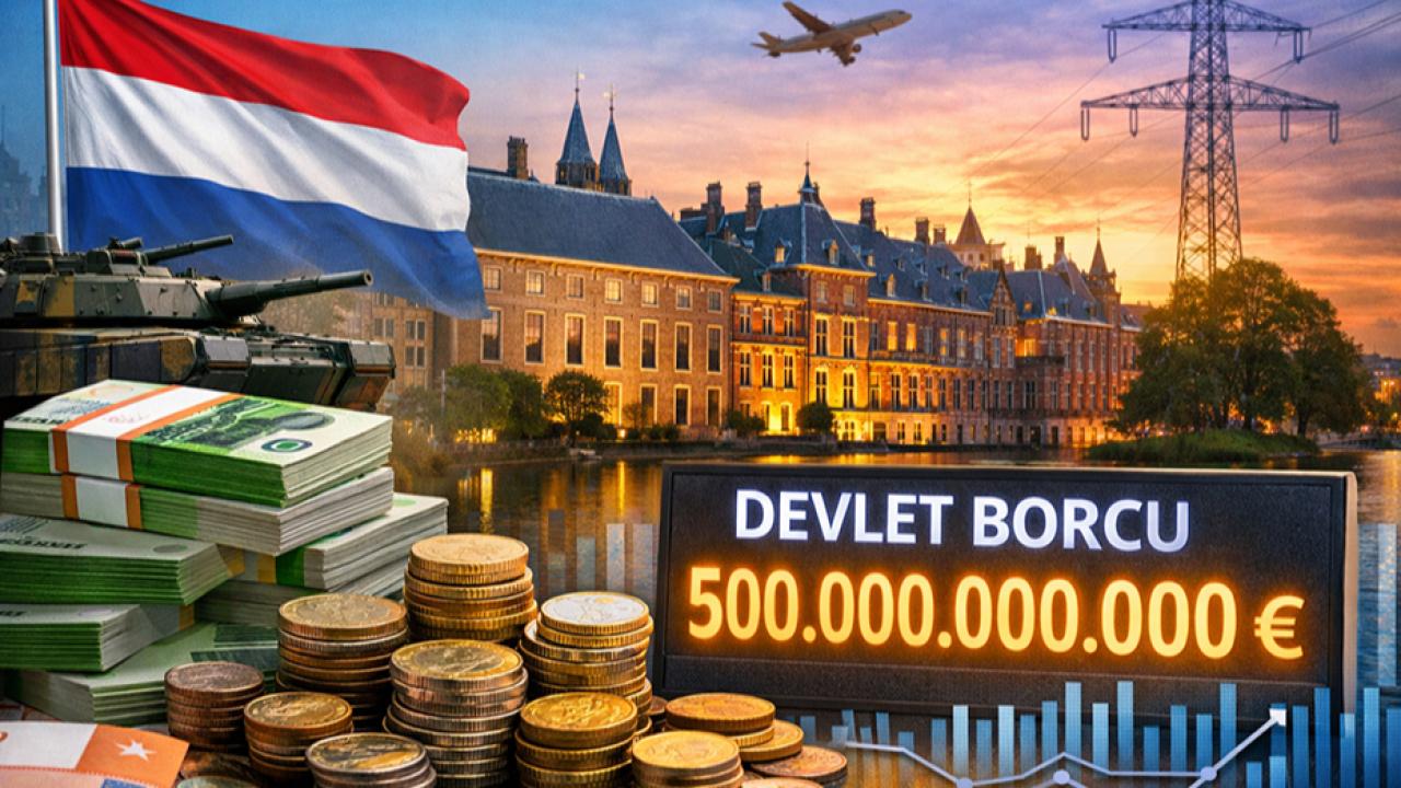 Hollanda'da Devlet Borcu Tarihte İlk Kez 500 Milyar Euroyu Aştı