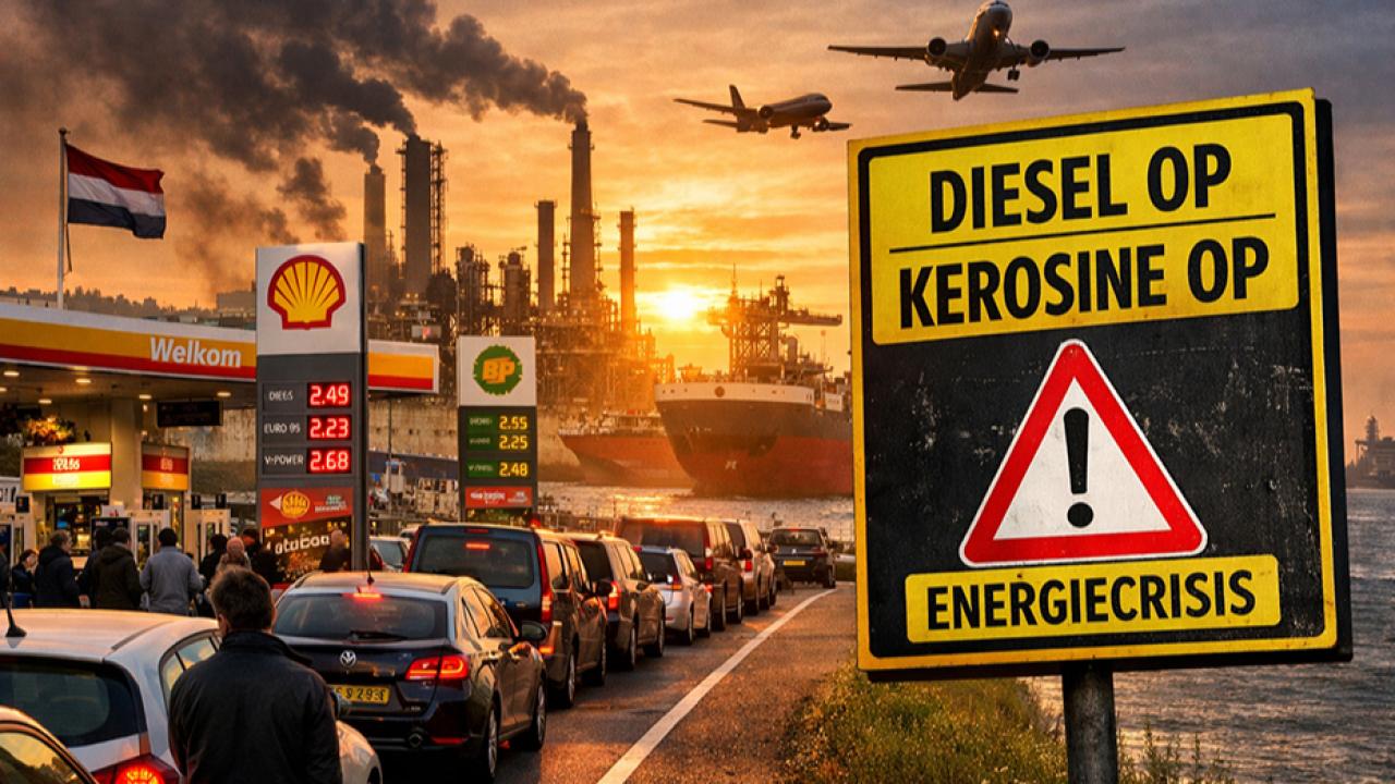 Hollanda’da Enerji Krizi Alarmı: Dizel ve Uçak Yakıtında Kıtlık Kapıda