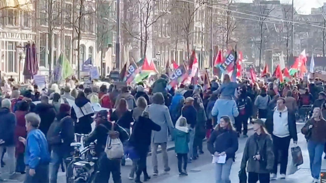 Hollanda'da Irkçılık ve Faşizme Karşı Binlerce Kişi Yürüdü: "Hiçbir İnsan Yasa Dışı Değildir"