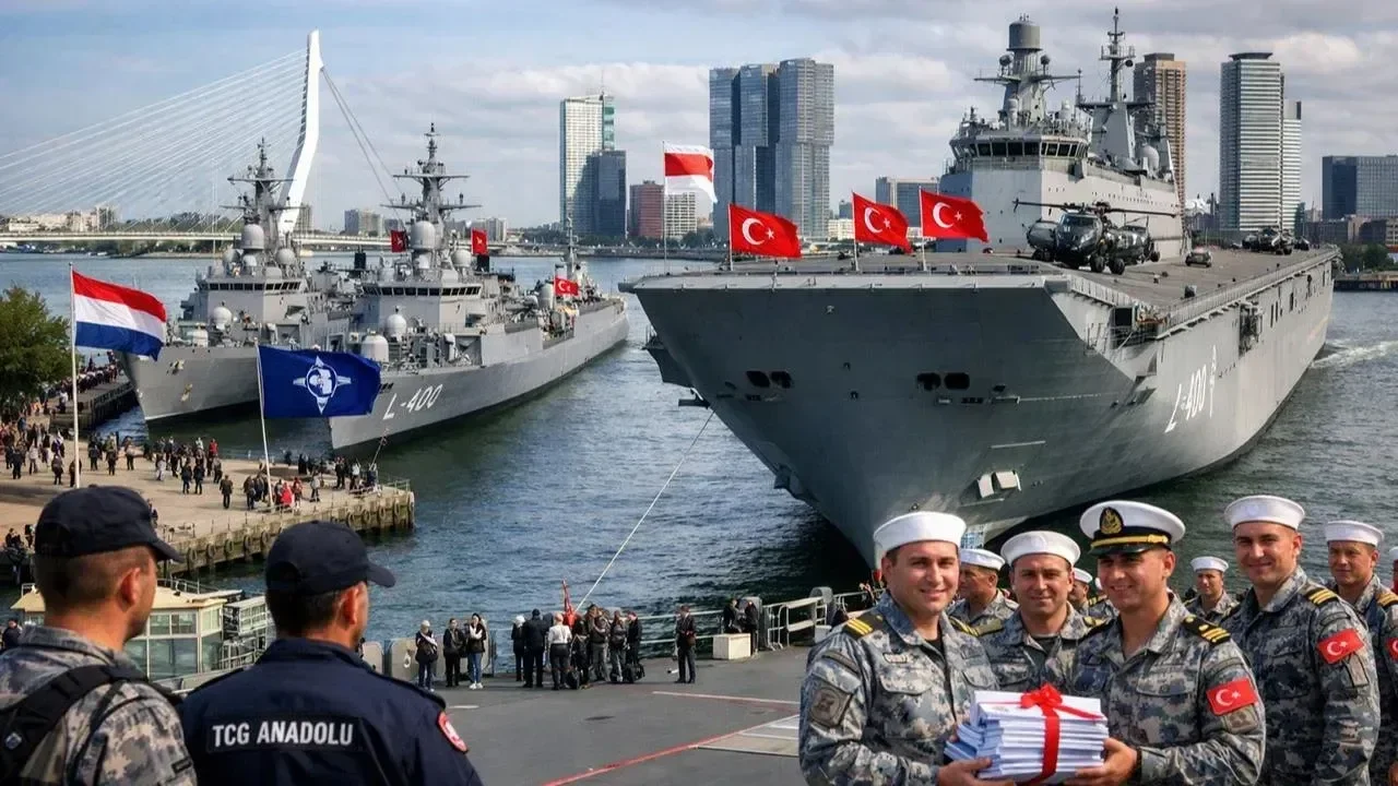 NATO Tatbikatına Katılan Türk Savaş Gemileri Yarın Hollanda'dan Ayrılıyor