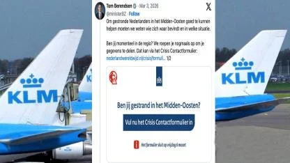 Hollanda Hükümeti Orta Doğu’da Mahsur Kalan Binlerce Vatandaşını Tahliye Edecek