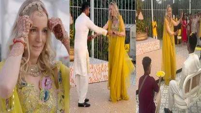 Hollandalı Gelin Lotte Leela, Hindistan’da Düğün Dansıyla Viral Oldu