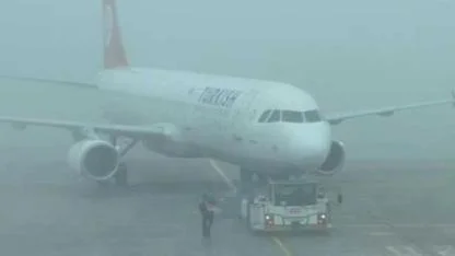 Schiphol’da Yoğun Sis Nedeniyle Uçuşlarda Gecikme Ve İptaller