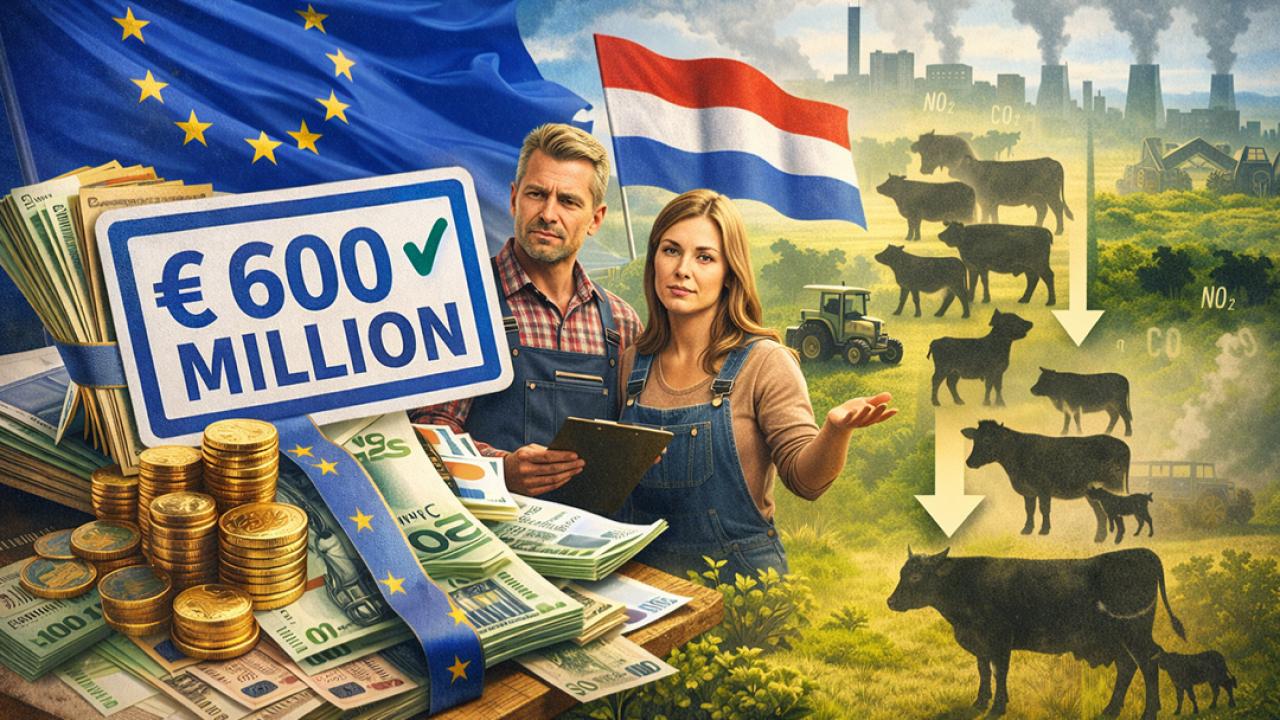 Avrupa Birliği'nden Hollanda'ya Çiftlik ve Hayvan Sayısını Azaltmak İçin Maddi Destek