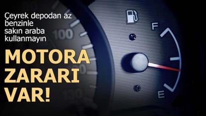 Depo Çeyrek Seviyeye Düştüğünde Yakıt Alın Uyarısı