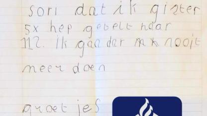 Hollanda'da 112’yi 5 Kez Gereksiz Aradı, Küçük Çocuğun Özür Mektubu Polisleri Duygulandırdı