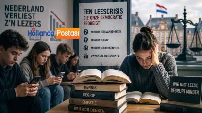 Hollanda’da Kitap Okuma Alışkanlığının Gerilemesi Endişe Vermeye Başladı
