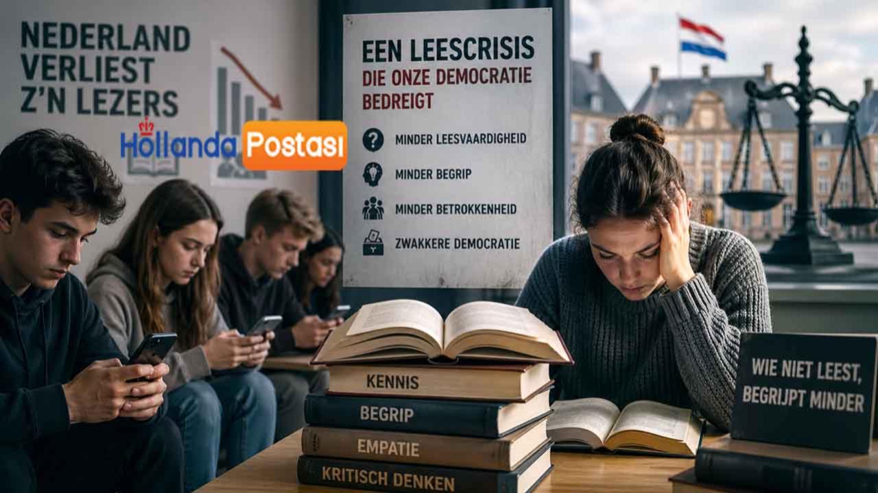 Hollanda’da Kitap Okuma Alışkanlığının Gerilemesi Endişe Vermeye Başladı
