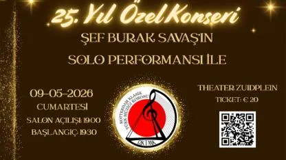 Hollanda'da Türk Sanat Müziği Korosundan 25. Yıl Konseri