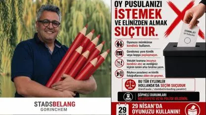 Hollanda’nın Gorinchem Kentinde 'Yeniden Seçimde' Oy Verme İşlemi Başladı