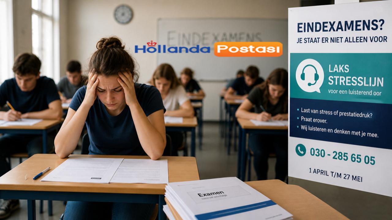Hollanda’da Merkezi Sınavlar Başladı: İlk Kez “Stres Hattı” Devrede