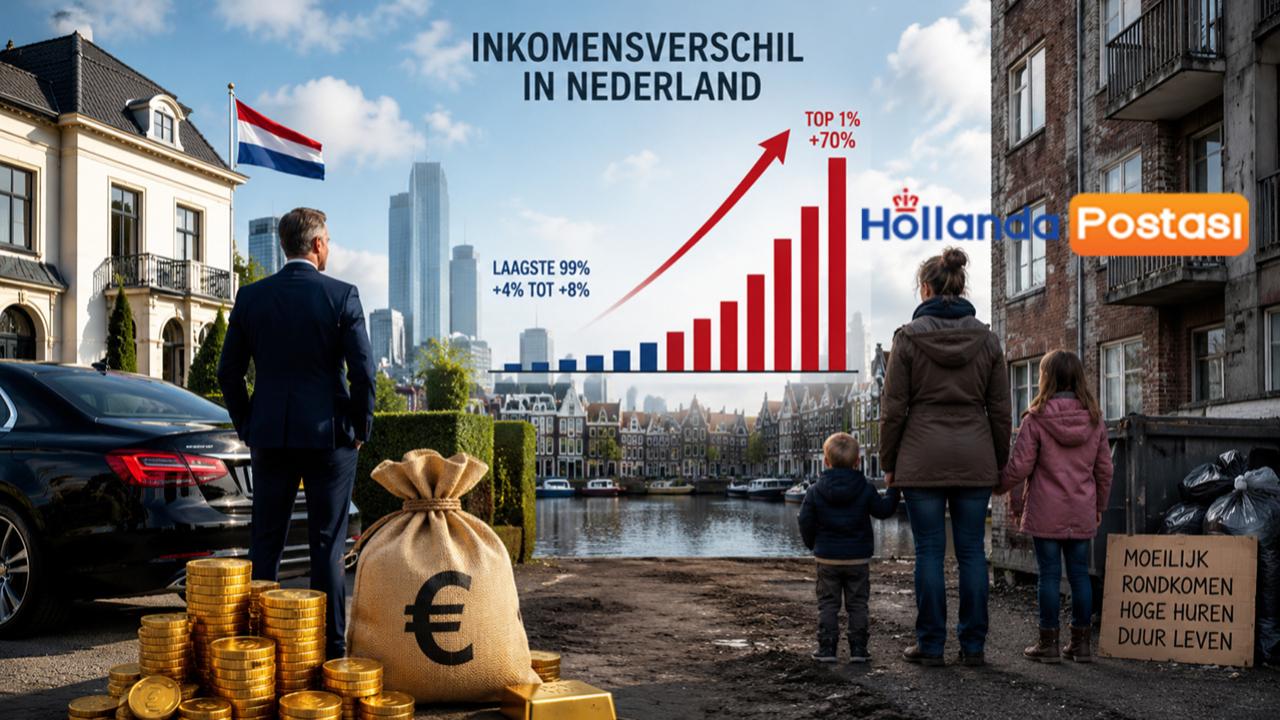 Hollanda’da Zengin İle Fakir Arasındaki Fark Büyüyor