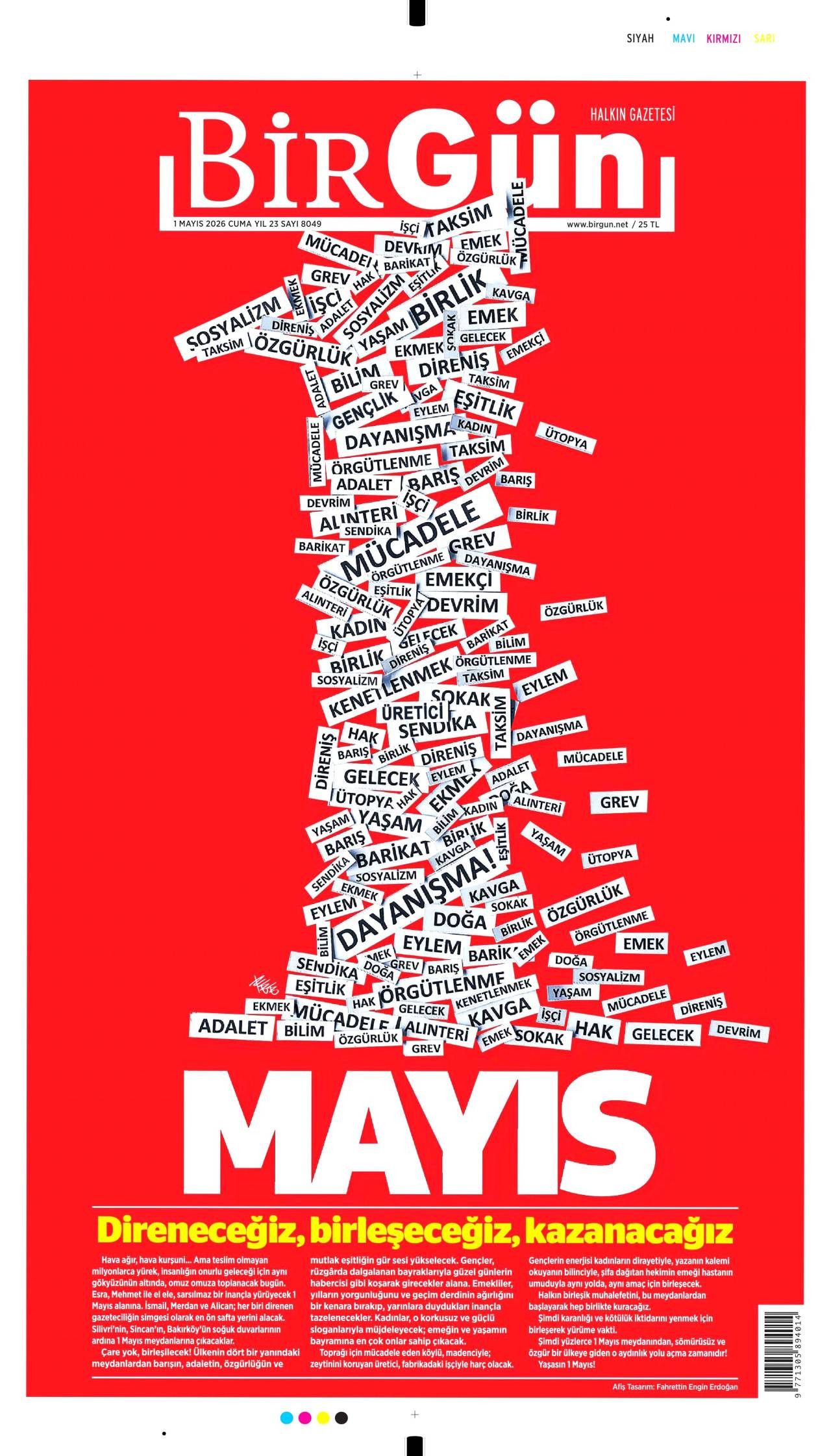 Birgün Gazetesi Gazete Manşeti