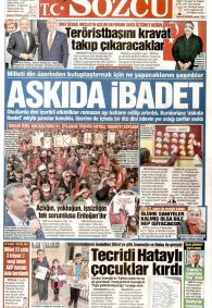 Sözcü Gazete Manşeti
