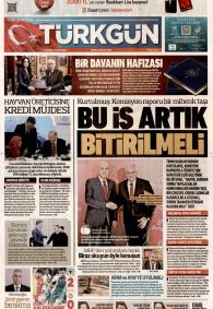 Türkgün Gazete Manşeti