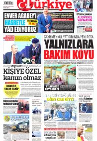 Türkiye Gazete Manşeti